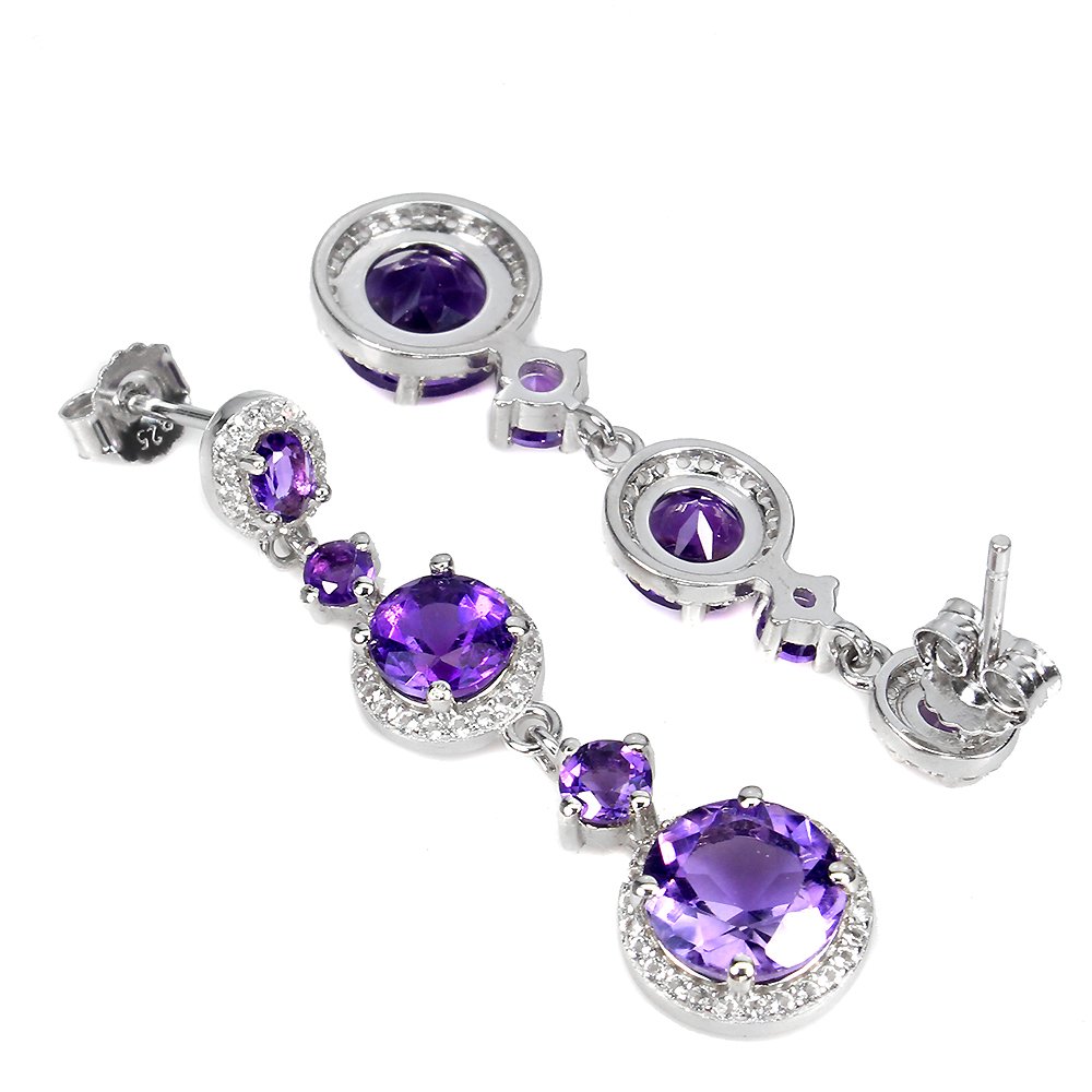 PURPLE SKY EARRINGS - Image 2