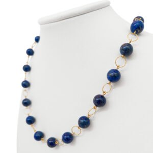 Lapis Lazuli Stones Link Chain
